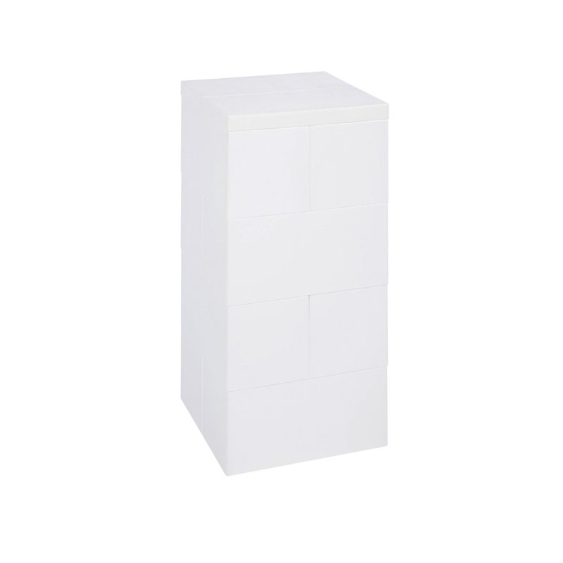 EverBlock Polypropylene Accent Stool, Yellow