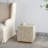 14x14x18" Square Capiz Stool, Cream