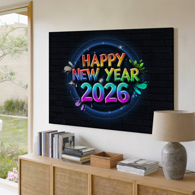 Art numérique sur toile, "Créez une œuvre d'art festive"