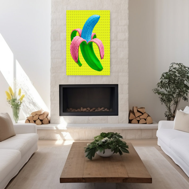 Art contemporain contemporain sur bois abstrait, H 48 po x l 32 po
