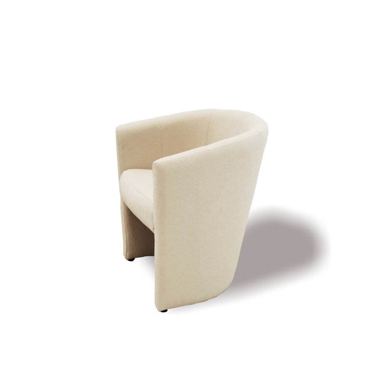 63Cm Wide Tub chair, White