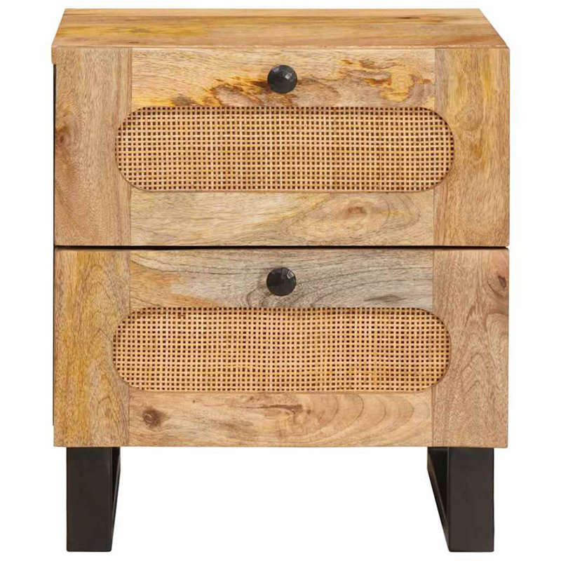 40cm W Solid Wood Bedside Table