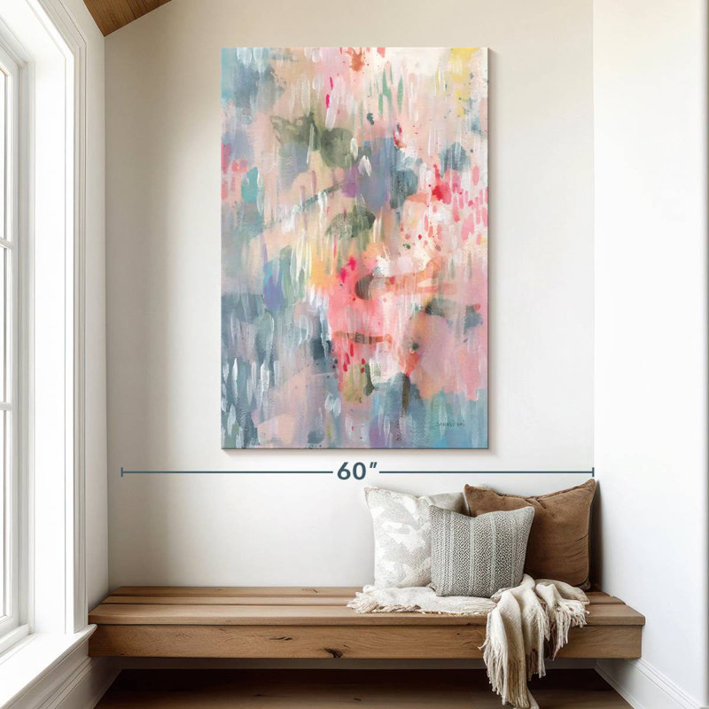 Avery Soothing Abstract, 51" H x 34" W