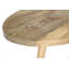 Dehon Solid Wood Three Leg Coffee Table