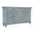Freitag 71" Solid Wood Boho Distressed Sideboard Cabinet with Artisan Carved Doors