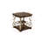End Table With Birch Middle Shelf