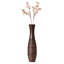 Grand vase de sol décoratif contemporain en forme de trompette Isamarie 41 po-63371324
