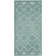 Foundry Select Versatile Diamond Aqua/Teal Indoor/Outdoor Area Rug
