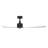 Spinster 60'' Smart Ceiling Fan with LED Light and Bluetooth Remote Control Included-192972114