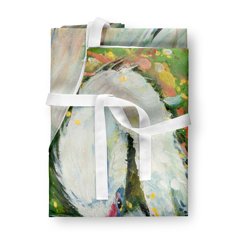 No Pattern Bib Apron