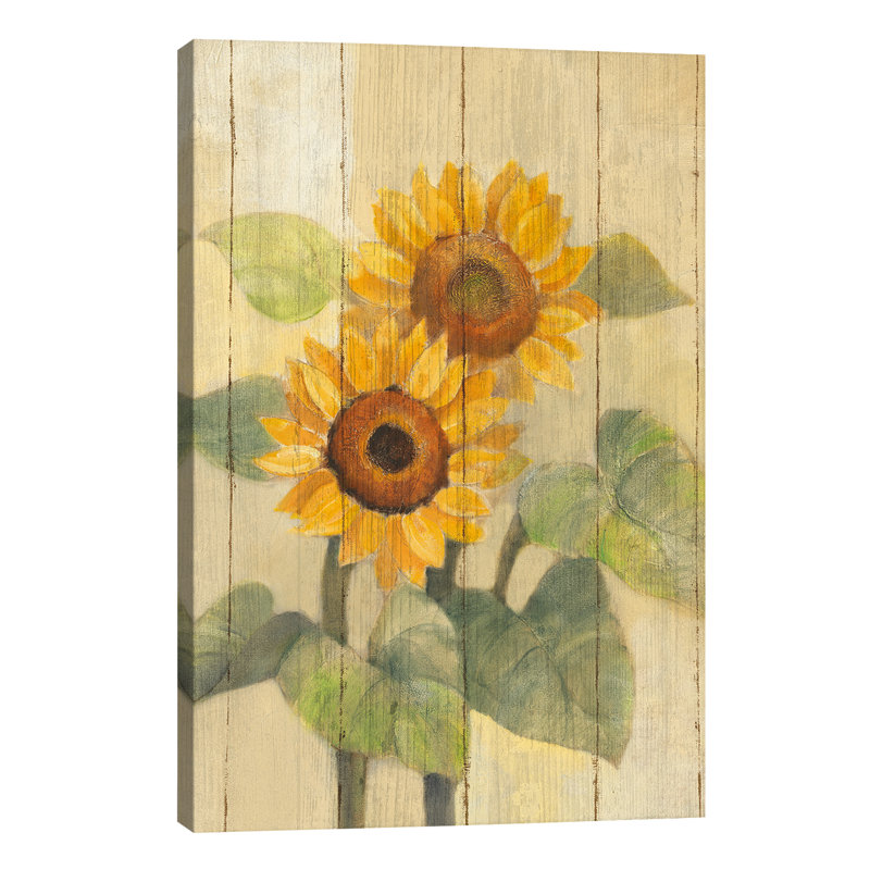 Summer Sunflowers I by Albena Hristova - Wrapped Canvas Painting, 101.6 cm H x 66.04 cm W x 1.91 cm D