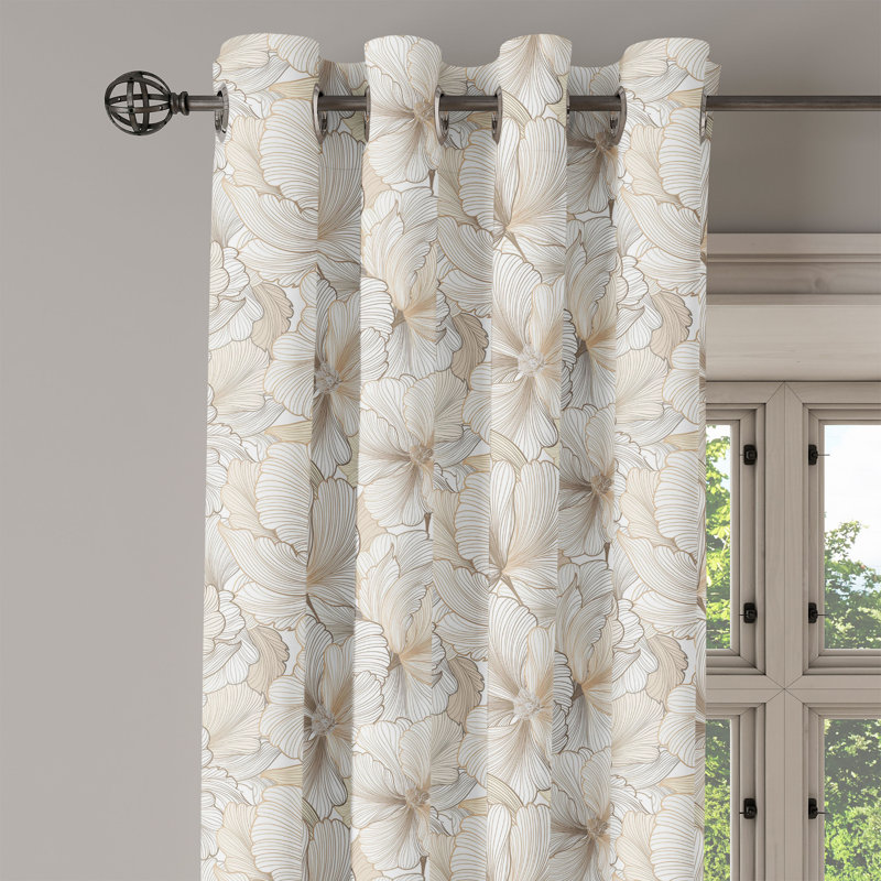 Motif de fleurs printanières avec œillets Dakota Fields, L 50 po x L 96 po