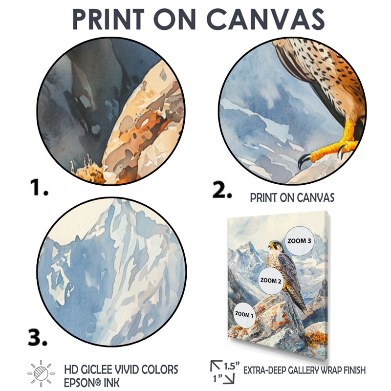 Tuckerton - Animals Canvas Art Print, Toile tendue, Ne pas appliquer, H 20 po x l 12 po