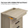 Giordana 28"W Transitional 3-Drawer Nightstand with  Hidden Pull-out Drawer and Built-In Power Outlet(Set of 2)