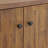 Bethel 31" Wide Industrial Rustic Farmhouse Solid Wood Show Cubby Cabinet with Storage