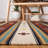 Provins Flat Weave Wool/Cotton Southwestern Rug in Ivory/Rust-239952780