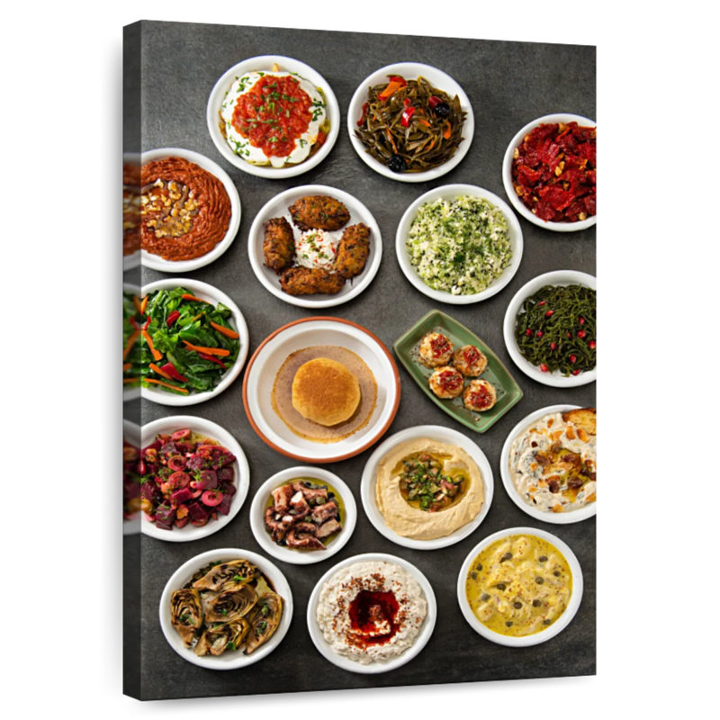 Yarlin Turkish Meze Spread, 30" H x 20" W