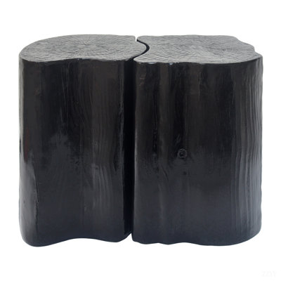 2-In-1 Irregular MGO End Table, Split Design, Small Space Friendly,Indoor Outdoor Use