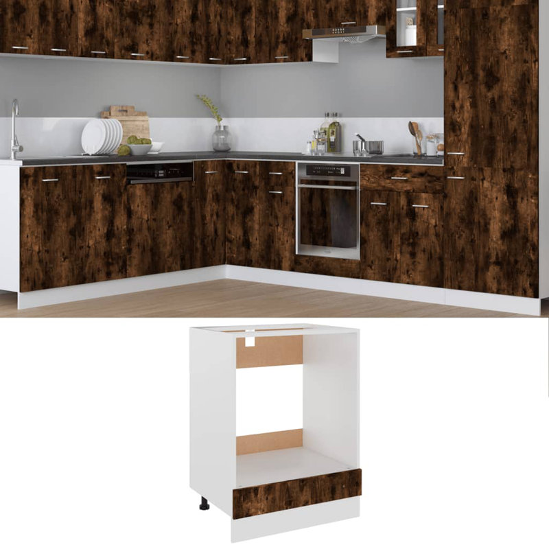 Kiryll Cabinet Riga 60x46x81.5 cm Engineered Wood, Oak