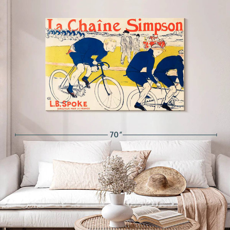 La chaîne Sirci The Simpson, H 32 po x l 48 po
