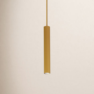 Carpi Single Light Metal Dimmable Pendant