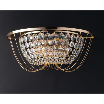 Graddy Aluminium (hammered) Flush Mounted Sconce