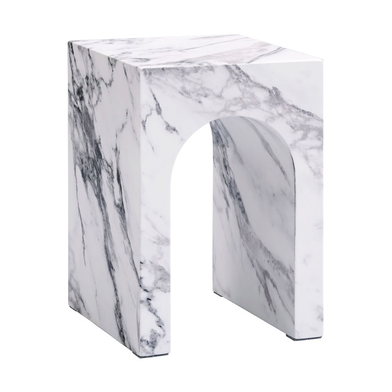 End Table, Engineered Stone Finish