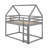 Low Bunk Bed,House Bed With Ladder-915623446