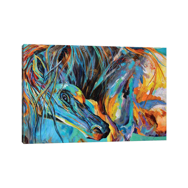 Shadows by Lindsey Dahl - Wrapped Canvas Painting, 66.04 cm H x 45.72 cm W x 1.91 cm D