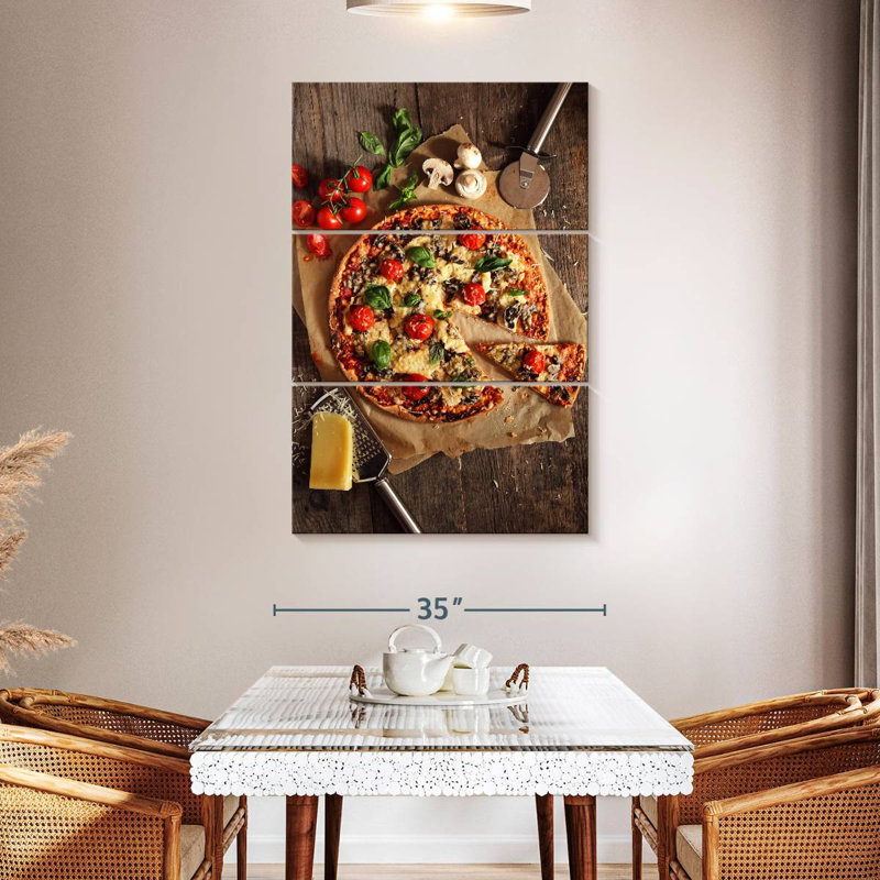 Pizza au fromage Yarlin, H 50 po x l 32 po