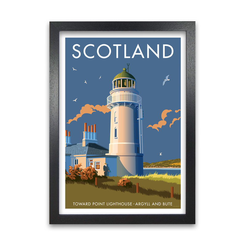 Scotland Toward by Stephen Millership - Print, 42 cm H x 29.7 cm W x 5 cm D, Black