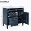 Ensemble de meuble-lavabo simple 36 po avec plateau en résine Dyral-1457181692