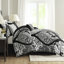 Ensemble de literie en coton 7 pièces - noir pour très grand lit-124755072-124755075