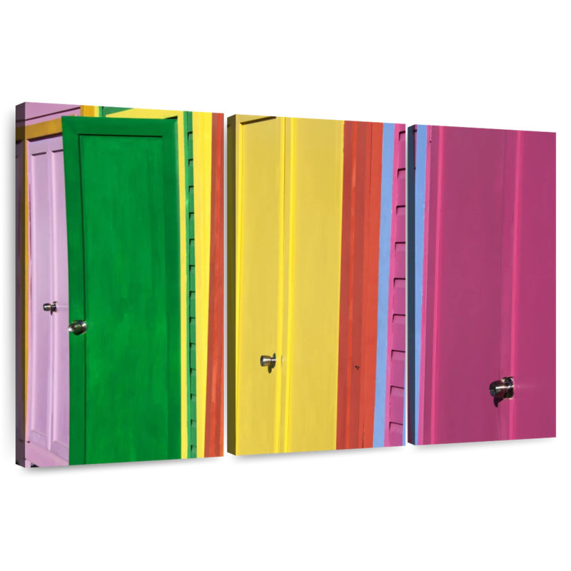 Lilie Vibrant Caribbean Door, 20" H x 33" W