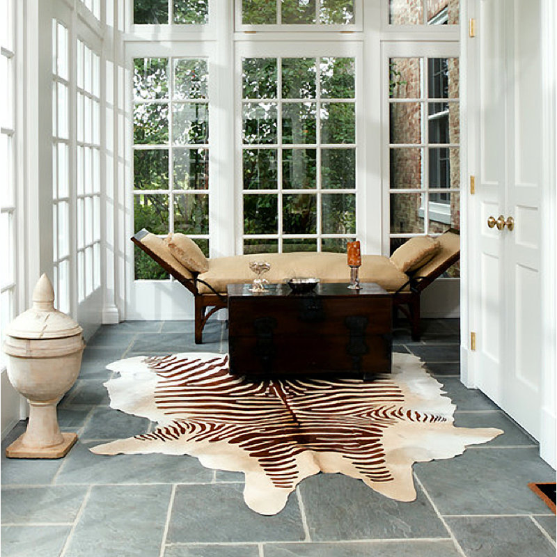 Tapis chocolat / beige Krishna