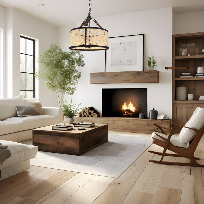 Adein 4 - Light Dimmable Drum Chandelier