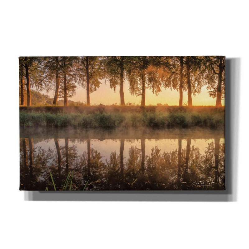 «Lever de soleil aux Pays-Bas» par Martin Podt, art mural sur toile, H 26 po x l 40 po x P 1,5 po