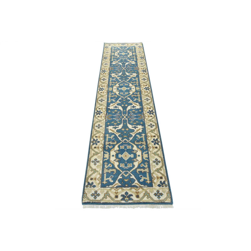 Dhamani Hand Knotted Wool Oriental Indoor Rug