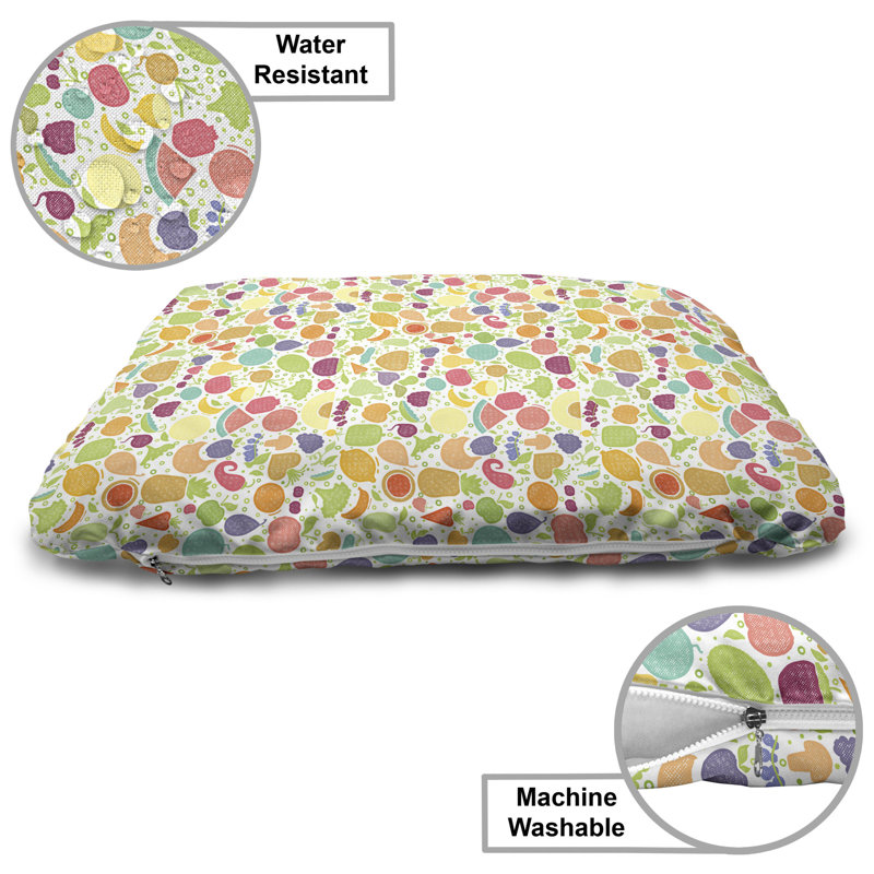 Multicolore, lit pour animal de compagnie Ambesonne