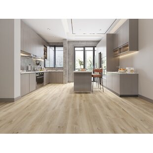 Maxcore 7.25 x 48 x 6mm Luxury Vinyl Plank Lucida USA Color: Silver Leaf