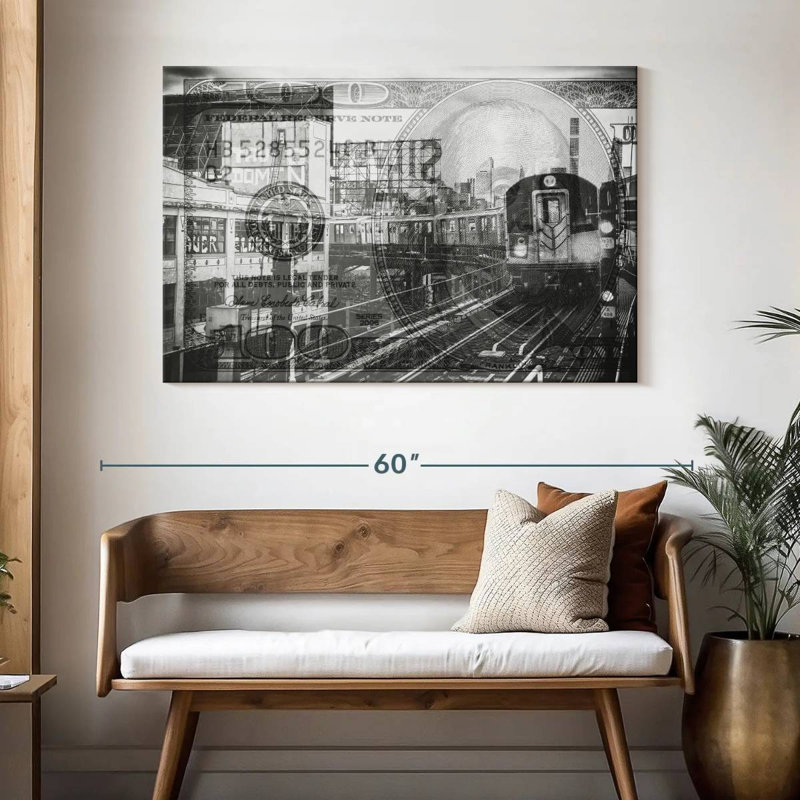 Sireci Manhattan Dollars Line 7, 32" H x 48" W