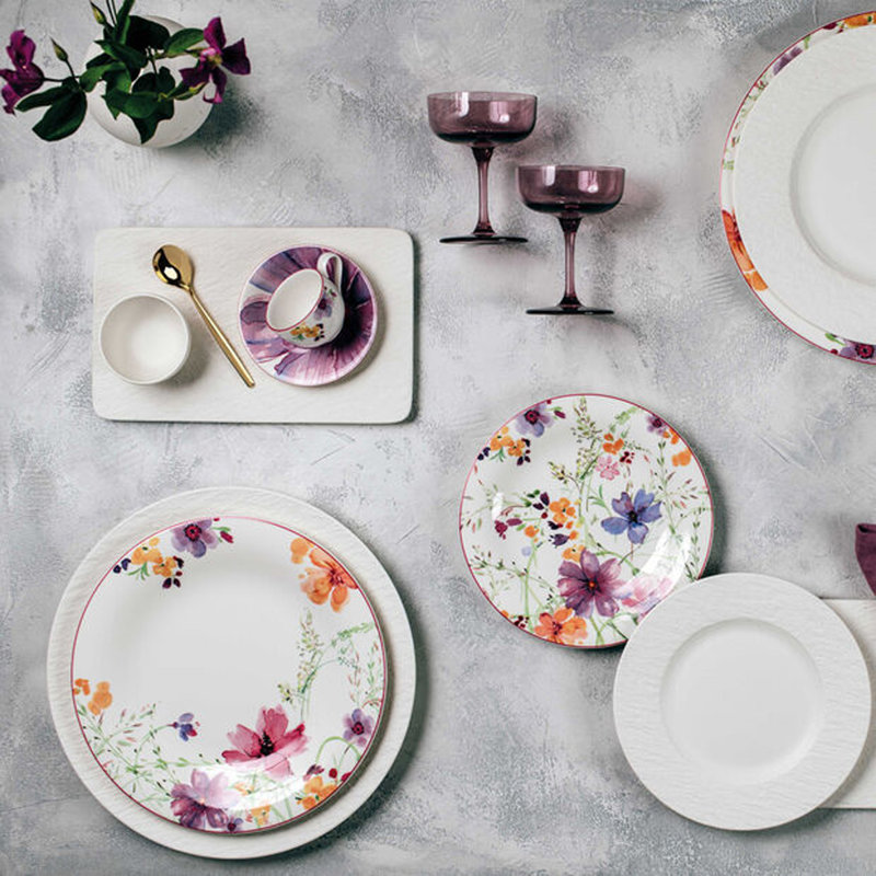 Villeroy & Boch Mariefleur Premium Porcelain 8 Piece Starter Dining Set