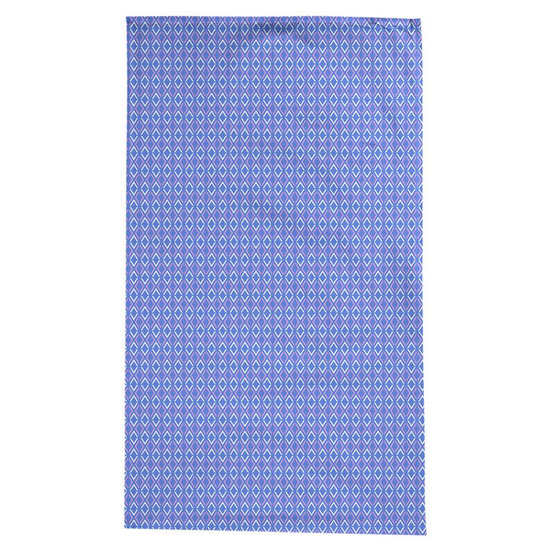 Nappe arrow losanges Leffel, Bleu / mauve
