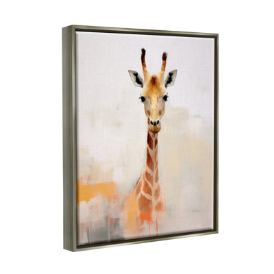 Portrait de girafe moderne