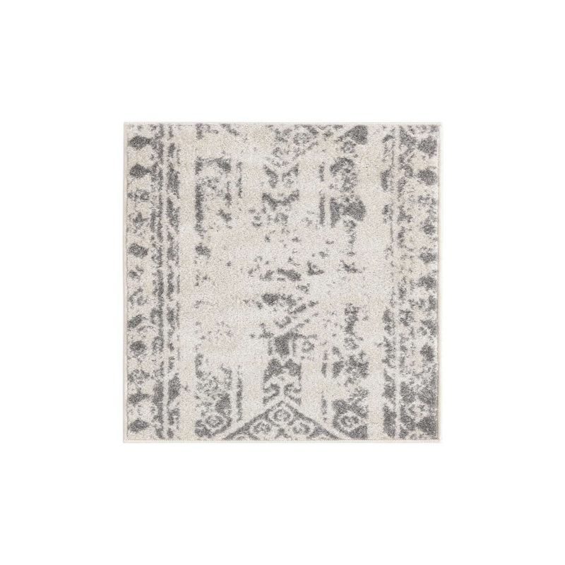 Tapis Lennon ivoire et gris, Rectangle 2 pi x 3 pi