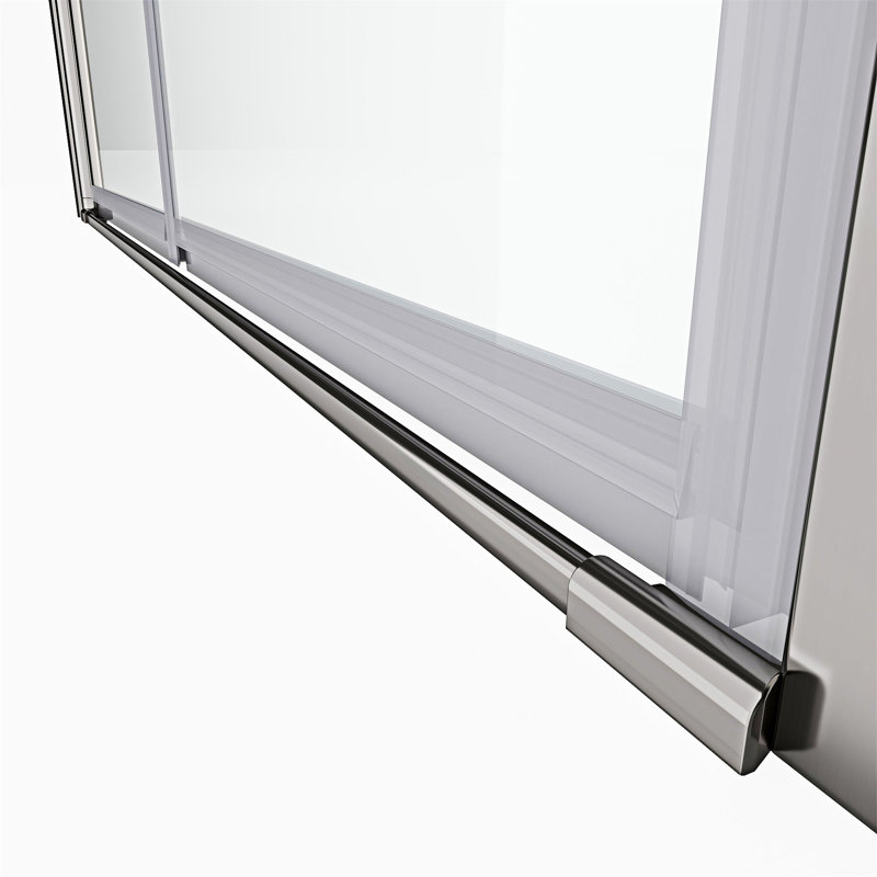 Universal Pivot Shower Door, Chrome