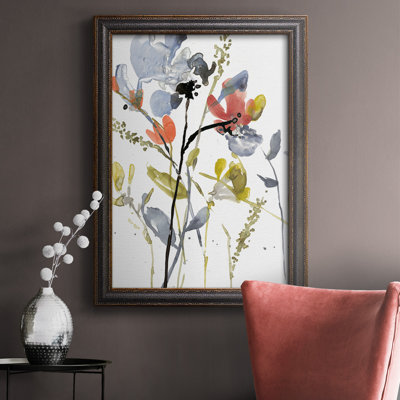Toile encadrée Premium Flower Overlay II - prête à être accrochée