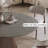 Modern simple solid wood rock slab table set-111782214