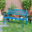 Banc de jardin en acier et fonte pour la sérénité extérieure-95421704
