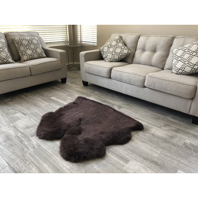 Tapis brun foncé Whisenhunt